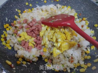 蛋炒饭的做法步骤：8