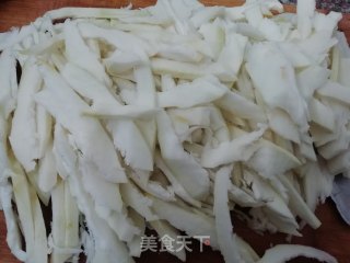 炒柚皮的做法步骤：2