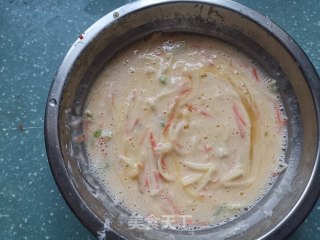 快手早餐——土豆丝鸡蛋饼的做法步骤：3