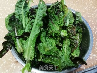 凉拌莴笋叶的做法步骤：1
