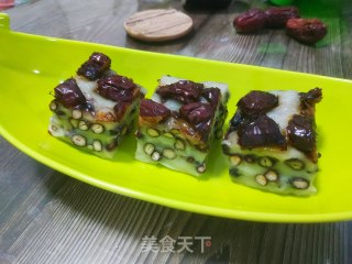 ＃街头小吃＃红豆大枣糯米糕的做法步骤：14