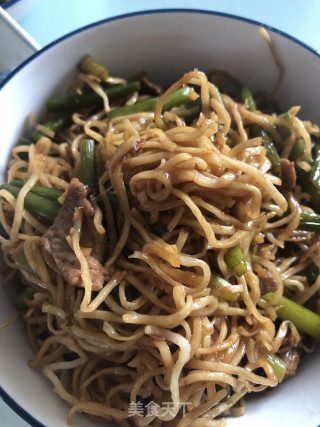 蒜苔卤面的做法步骤：9
