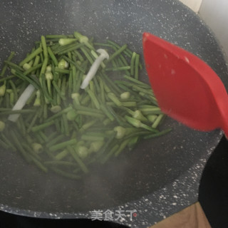 蒜苔炒羊肉的做法步骤：10
