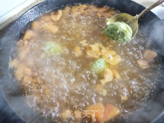 豌豆蔬菜鸡肉圆子的做法步骤：6