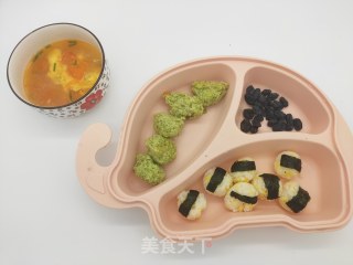豌豆蔬菜鸡肉圆子的做法步骤：8