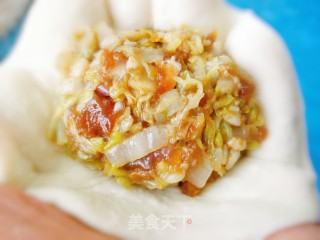 酸菜肉馅包子的做法步骤：15