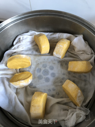 南瓜馒头的做法步骤：4
