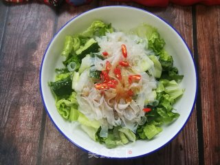 黄瓜生菜拌粉条的做法步骤：4
