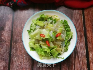 黄瓜生菜拌粉条的做法步骤：6