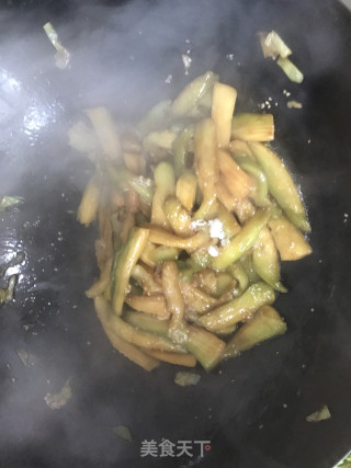 土豆家～～快手家常菜【蒜香茄条】的做法步骤：5