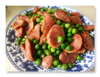 土豆家～～快手家常菜【青豆香肠】的做法步骤：8