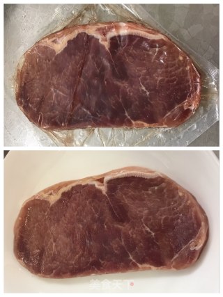煎牛排的做法步骤：1