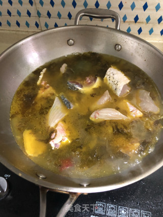 酸菜鱼片的做法步骤：4
