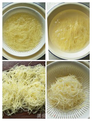 街头小吃一土豆丝饼的做法步骤：2