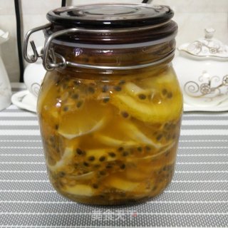 百香果柠檬蜂蜜水的做法步骤：9