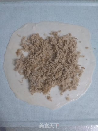 肉松汤圆酥饼的做法步骤：2