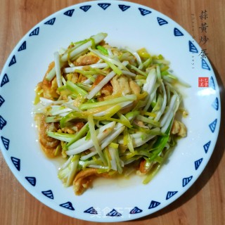 蒜黄炒蛋的做法步骤：7