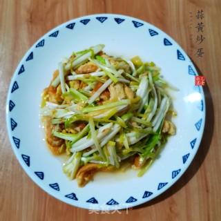 蒜黄炒蛋的做法步骤：8