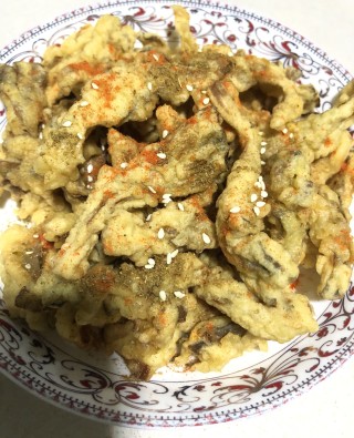 街头小吃 炸蘑菇的做法步骤：7