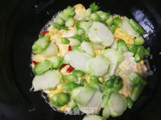 儿菜炒鸡蛋的做法步骤：7