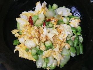 儿菜炒鸡蛋的做法步骤：8