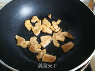 雪莲果炒肉片的做法步骤：3