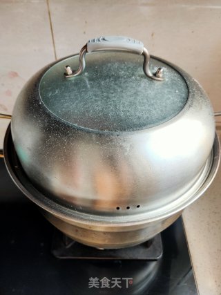 红枣蒸核桃的做法步骤：5