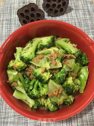 海米蚝油西兰花的做法步骤：7