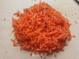 炸迷迷蒿丸子的做法步骤：3