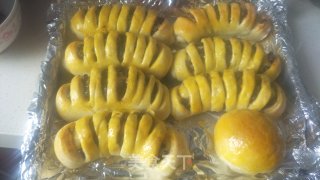 蜜红豆面包的做法步骤：10