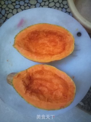 南瓜煲饭的做法步骤：1