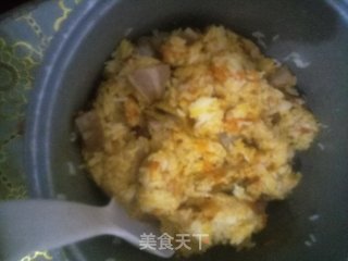 南瓜煲饭的做法步骤：6