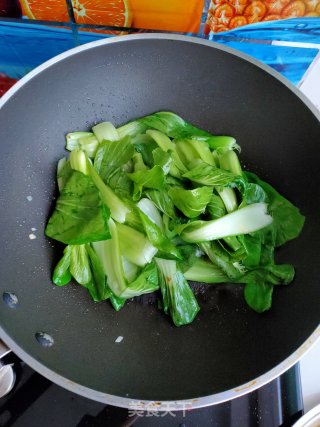 蒜香爆炒油菜的做法步骤：6