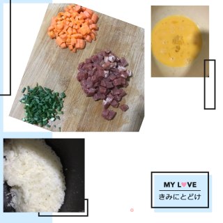炒饭的做法步骤：1
