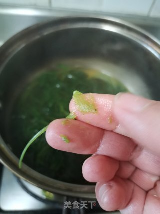 紫薯馅艾草青团的做法步骤：10