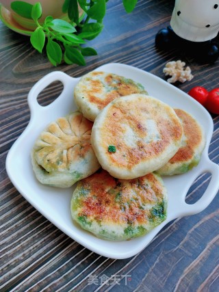 豆腐韭菜发面馅饼的做法步骤：15