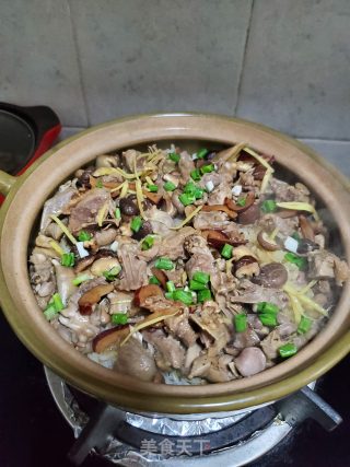香菇鸽子焖饭的做法步骤：15