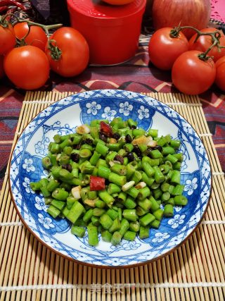 豉香豆角末的做法步骤：7