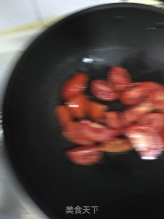 手擀腌笃鲜鸡蛋面的做法步骤：7