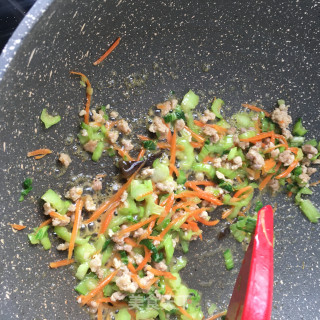 油菜炒木耳的做法步骤：12
