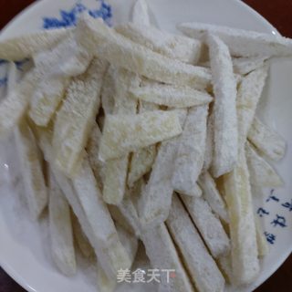 孜然薯条的做法步骤：2