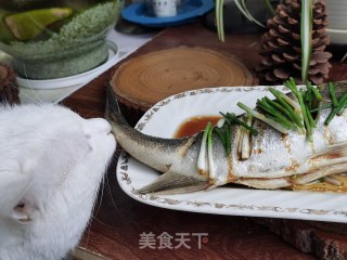 椒香清蒸鲈鱼的做法步骤：8