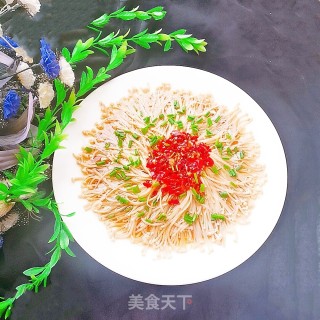 剁椒金针菇的做法步骤：8