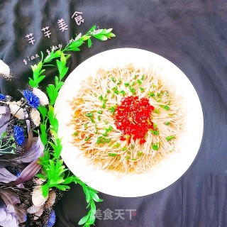 剁椒金针菇的做法步骤：9
