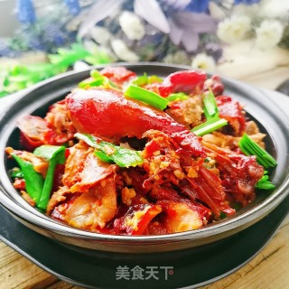 爆炒卤鸭的做法步骤：7