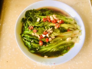 白灼生菜的做法步骤：6