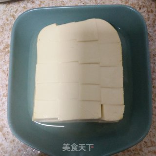 浇汁嫩豆腐的做法步骤：2