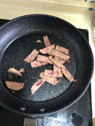 火腿猪肉烧蔬菜的做法步骤：4