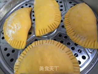 南瓜面酸菜鸡蛋盒子的做法步骤：7
