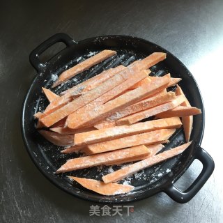 炸红薯条的做法步骤：3